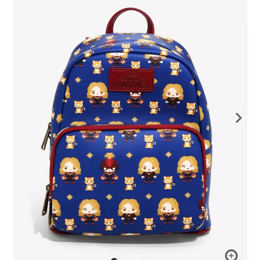 Loungefly Marvel Captain Marvel Mini Backpack - BoxLunch Exclusive Please Read